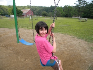Deer Meadow Campground - cute Mikaela!